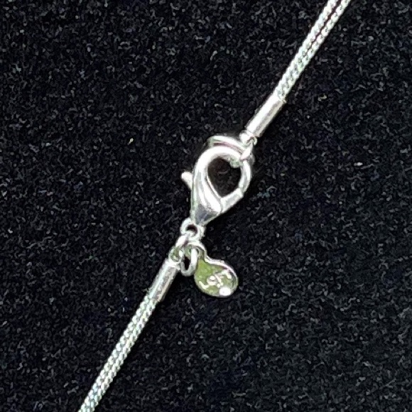 Loft silver cranberry and blue long necklace - Picture 10 of 11